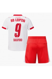 RB Leipzig Johan Bakayoko #9 Babytruitje Thuis tenue Kind 2025-26 Korte Mouw (+ Korte broeken)